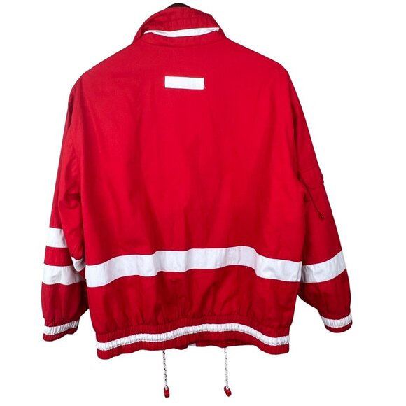 Izzi Spirit Red & White Jacket Vintage Preppy Nautical - Picture 2 of 16